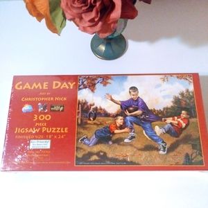 NWOT "Game Day" 300 Piece Jigsaw Puzzle